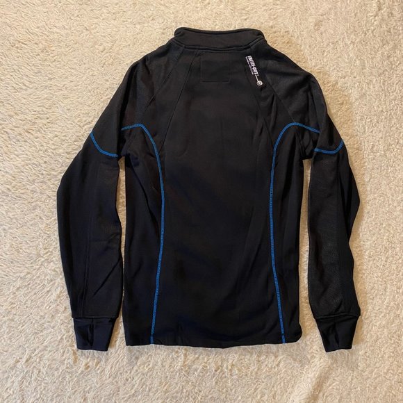 Freeze Out Thermal Black Long Sleeve Shirt Size Small - Picture 2 of 9